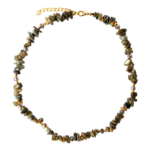 Labradorite gemstone necklace